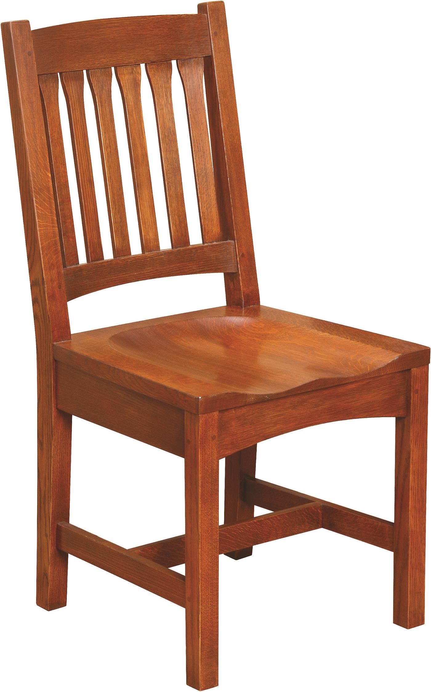Stickley Oak Mission Classics Side Chair Williams & Kay Dining Side